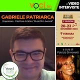 GABRIELE PATRIARCA su VOCI.fm (Anteprima MUSICFILM AWARDS 2025) - clicca play e ascolta l'intervista