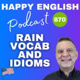 870 - Rain Vocabulary & Idioms in English