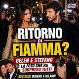 Belen Rodriguez e Stefano De Martino insieme a Milano: le foto fanno discutere