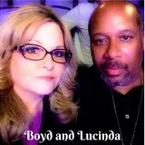 Boyd and Lucinda with Thelma Wright