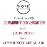 John Petit from Community Legal Aid on the Community Conversation Series