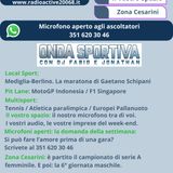 Puntata 6 ottobre - Gaetano Schipani Maratona - Moto Gp e F1 - Atletica - Calcio Femminile