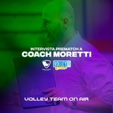 Coach Moretti prima del derby Belluno Volley - Personal Time