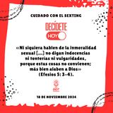 Cuidado con el sexting | Devocional de Jóvenes | 18 de noviembre 2024