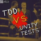 Qual é a diferença entre testes unitários e TDD?