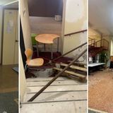 Genova, assalto al liceo occupato: vandalismi, svastiche e spragate