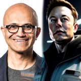 Conversation with Elon Musk and Satya Nadella at Microsoft Build 2025.