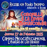 CORONILLA A LA DIVINA MISERICORDIA DE HOY. JUEVES 27 DE FEBRERO 2025. IGLESIA CATOLICA 🙏 REZAR EN TODO TIEMPO.     