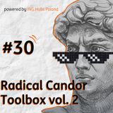 #30 Radical Candor Toolbox vol. 2 - Krytyka, dramy, pochwały. Co robić będąc liderem?