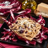Tagliatelle di Farro con Radicchio e Brie: Primo Piatto Vegetariano Cremoso e Leggero