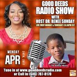 9-year old Author Jhamyri "The Bishop" Moore shares on Good Deeds Radio Show