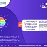 603 Comentarios a la Nueva Ley Federal de Protección de Datos Personales en Posesión de Particulares.
