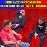 Brother Accused of Dismembering His Own Sister Faces Off with Interrogators