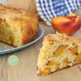TORTA DI PESCHE AL COCCO