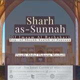 23 - Sharh as-Sunnah of Barbahaaree - Abdulhakim Mitchell | Manchester