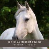 Co stoi za jakością przejść - fragment live 233