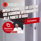 Infissi scorrevoli da esterni interno muro