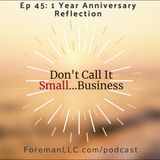 Ep 45: DCIS 1 Year Anniversary Reflection
