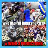 NFL Week 2: Upsets Everywhere! (& Week 3 Predictions)