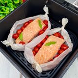 Salmone in friggitrice ad aria