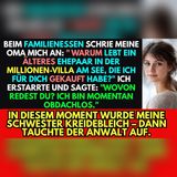 Oma schrie mich an Thanksgiving an… ich wusste wirklich von nichts