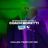 Coach Moretti post derby Belluno "Grande partita dei miei"