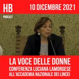 La voce delle ministre all'Accademia dei Lincei: Luciana Lamorgese 1