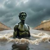 Pushkin, Il cavaliere di bronzo. Adattamento in prosa. Racconto breve. Voce narrante Federico Berti