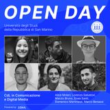 Open Day - Comunicazione e Digital Media Triennale - Alice, Lorenzo, Marzio, Enea, Domenico e Marco