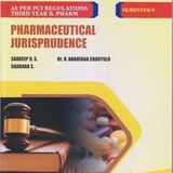 Pharmaceutical Jurisprudence For B.pharm 5th sem