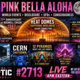 77 Portal• Heat Domes• IceCube Antarctica • CERN Shutdown - Pink Bella Aloha - TSP # 2713