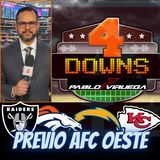 Previo AFC OESTE / 4 Downs Con Viruega NFL 2024 @PabloViruega