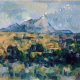 La montagna Saint Victoire Paul Cézanne