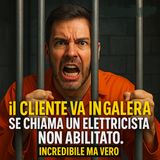 il Cliente va in Galera se chiama un Elettricista NON Abilitato. Incredibile ma Vero #465