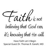 Journey to Faith With Special Guest Dr. Thomas R. Eanelli, MD