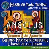ANGELUS DEL DIA DE HOY VIERNES 8 DE AGOSTO 2025, 🙏ORACION A NUESTRA MADRE 🌹LA VIRGEN MARIA 🙏.