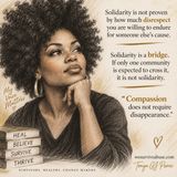Solidarity Is Reciprocal: Black Women Are Allowed to Ask What Comes Back Across the Bridge