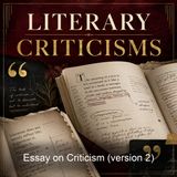 Essay on Criticism version 2 - Alexander Pope