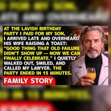I Missed My Son's Birthday — His Wife Toasted My Absence | Family Drama