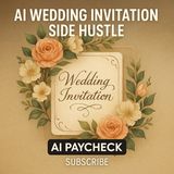 AI Wedding Invitation Side Hustle: Earn Passive Income with Calligraphy Templates & Smart Design Tools