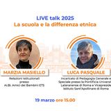 FarisTALK 2025, ospite Luca Pasquale. La scuola e la differenza etnica
