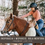 Inspiracja i wsparcie- Rola mentora - fragment live 213