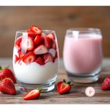 Frullato Estivo Proteico alle Fragole e Yogurt Greco
