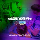 Coach Moretti prima della gara di Brugherio