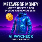 Metaverse Money: How to Create & Sell Digital Fashion Assets with AI Tools for Passive Income