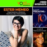 ESTER MEMEO su VOCI.fm (Anteprima FESTIVAL DEL PODCASTING 2026) - clicca play e ascolta l'intervista