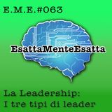 Miglioramento personale - La leadership I: i 3 tipi di leader #063