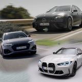 Audi RS4 Avant Competition Plus vs BMW M3 Touring vs Mercedes C63 S E Performance Station – Il trio delle meraviglie