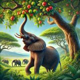 Think elephants only use their trunks for heavy lifting?