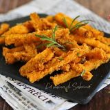 Bastoncini di zucca gratinati in friggitrice ad aria